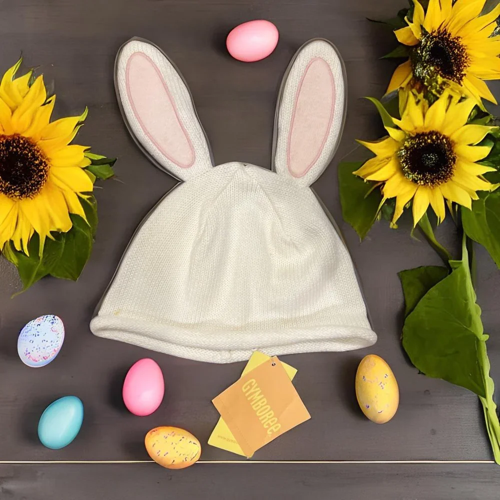 Gymboree NWT Sweater Bunny Sharp Hat Easter 0- 3, 6- 12 mos.